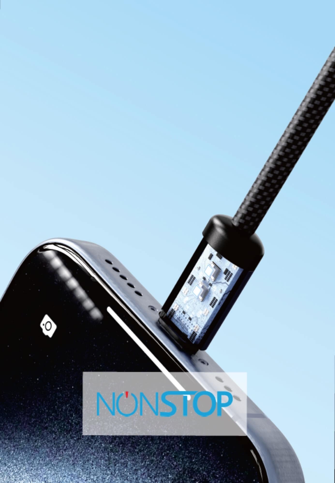 כבל טעינה וסנכרון NONSTOP PowerLine USB-C to Lightning 36W
