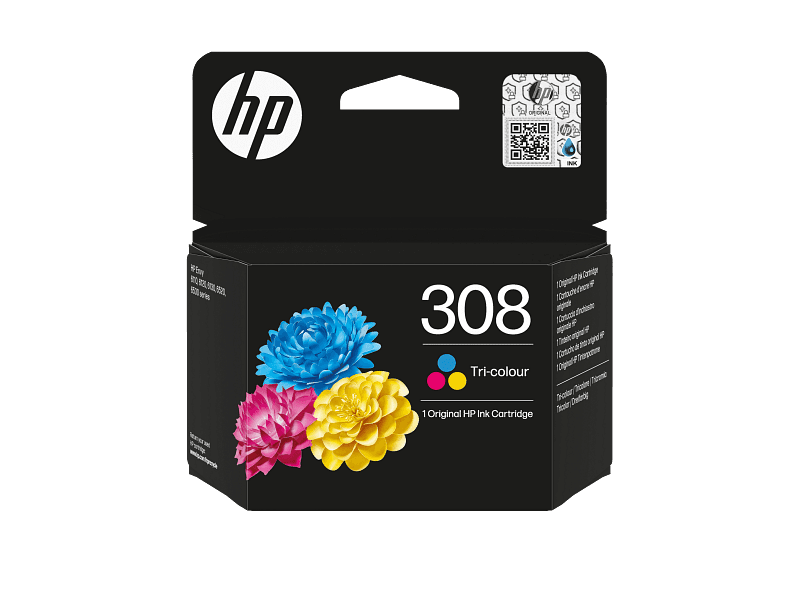 דיו צבעוני מקורי HP 308 7FP20UE (הספק 120 דף)