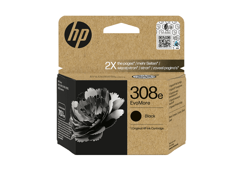 דיו שחור מקורי HP 308e 7FP22UE (הספק 320 דף)
