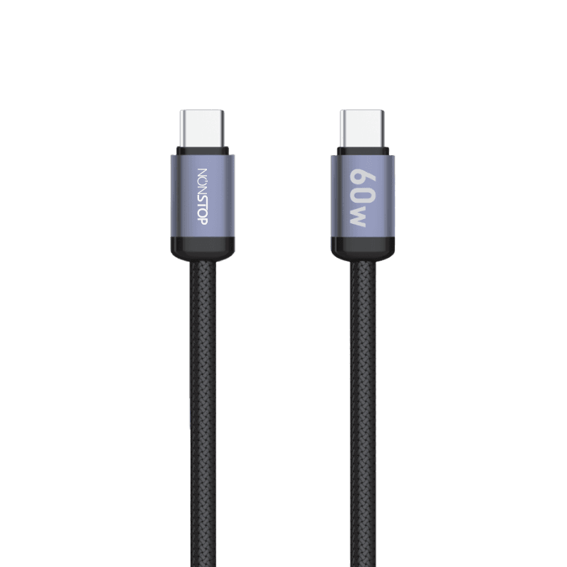 כבל טעינה וסנכרון NONSTOP PowerLine USB-C to USB-C 60W