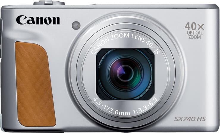 מצלמה קומפקטית - Canon PowerShot SX740 עברית מלאה - בצבע כסוף