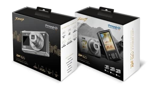 מצלמה דיגיטלית Xenox XM-820 רזולוציה 4K כסוף