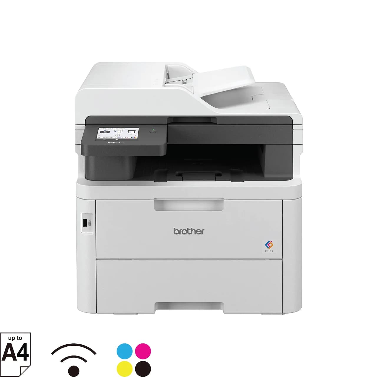 מדפסת לייזר צבע Brother MFC-L3760CDW משולבת עם פקס WiFi+LAN