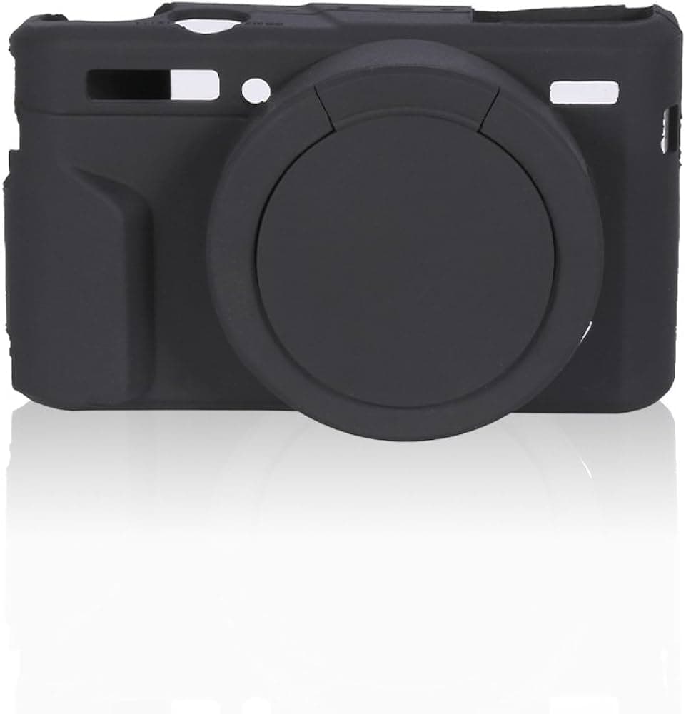 כיסוי סיליקון למצלמה CANON G7X Mark III בצבע שחור