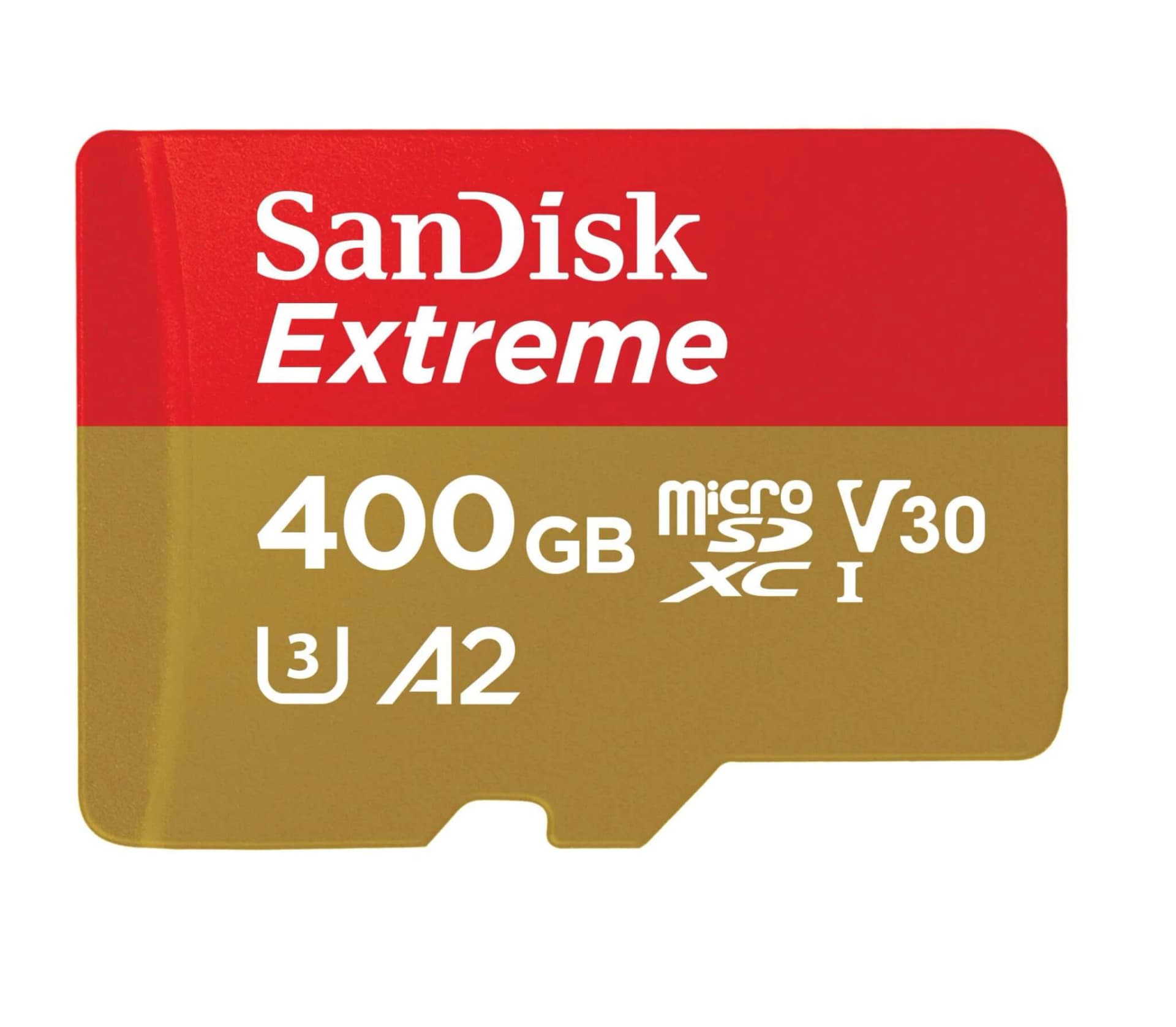 כרטיס זיכרון SanDisk Extreme microSDXC SDSQXAV-400G-GN6MN A2 V30 נפח 400GB