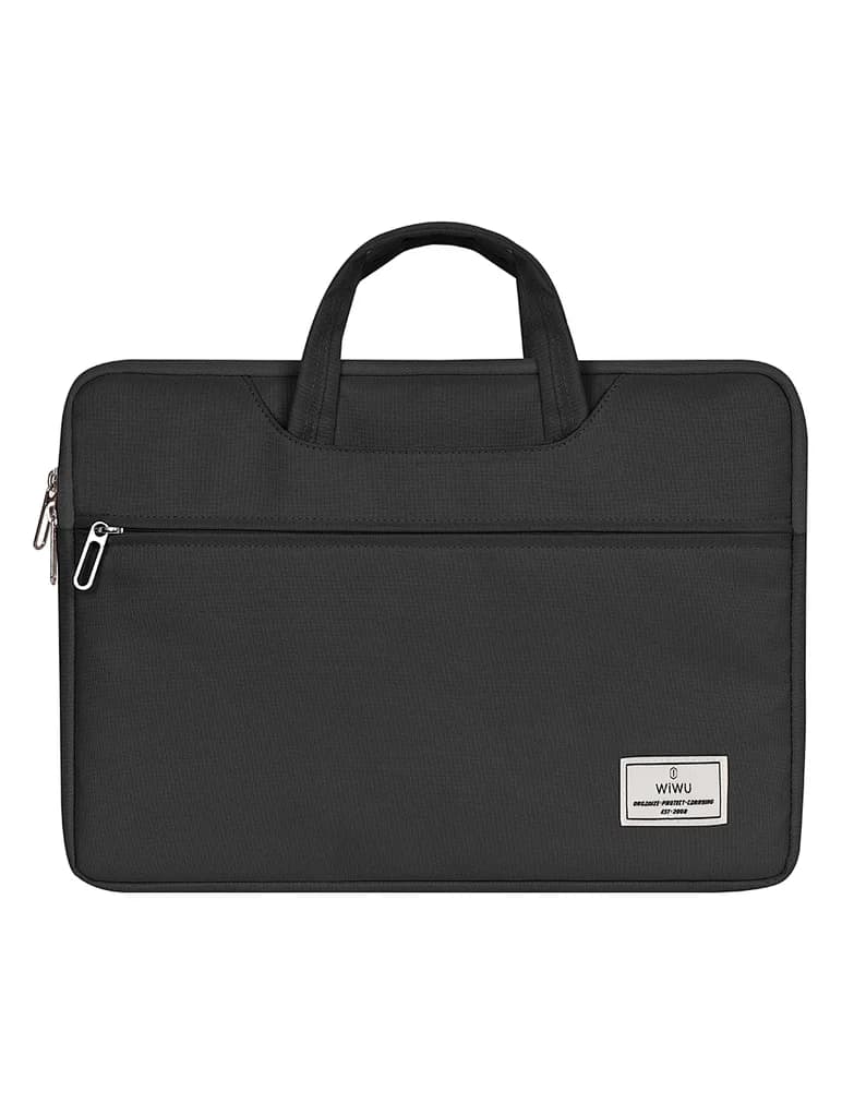 תיק למחשב נייד 14" עמיד במים עבור macbook m1 -דגם vivi מבית Wiwu שחור