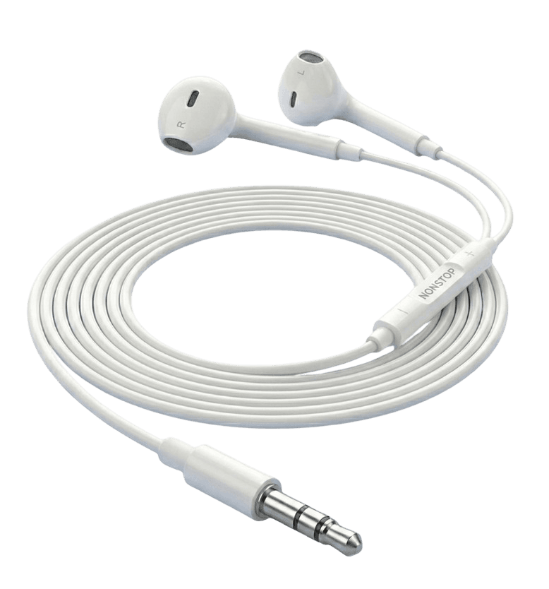 אוזניות כפתור חוטיות NONSTOP HearGo Classic 3.5mm