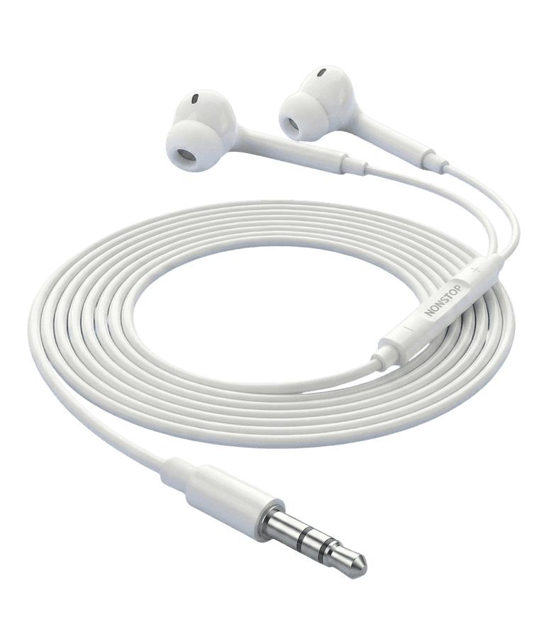 אוזניות כפתור חוטיות NONSTOP HearGo Soft 3.5mm
