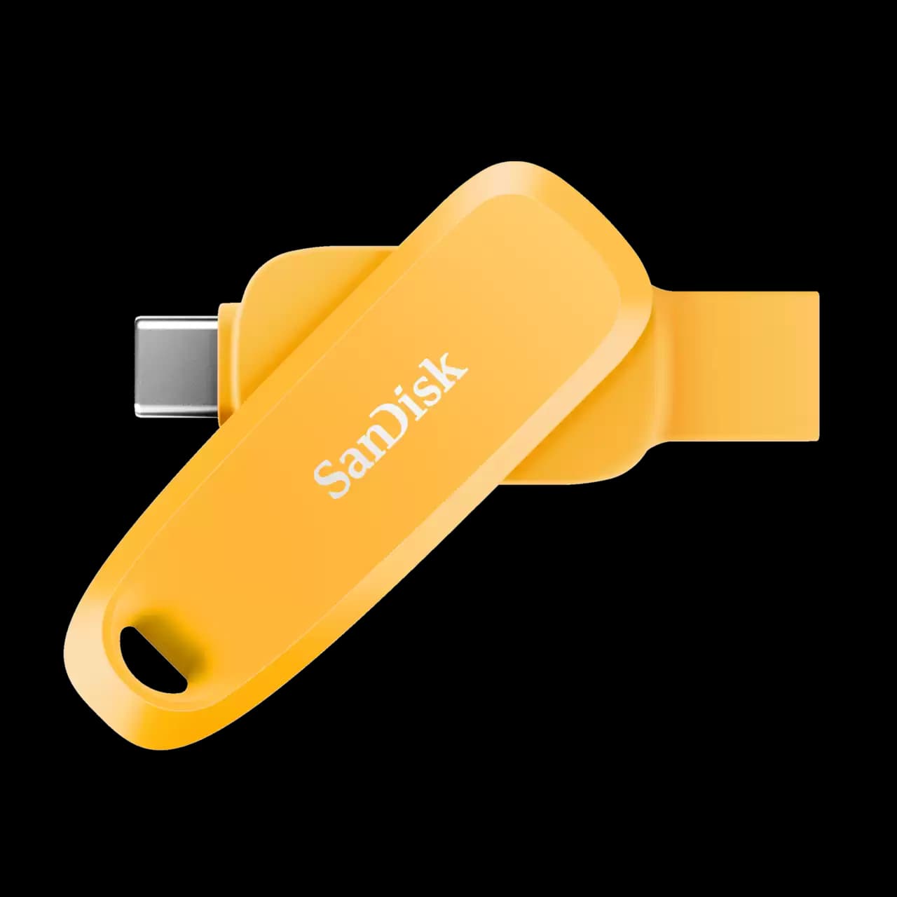 דיסק און קי SanDisk Phone Drive USB-C + USB 3.2 SDDDC6-128G-G46YD (צהוב) נפח 128GB