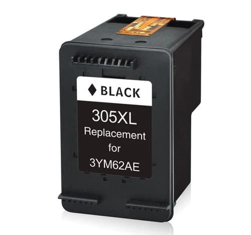 דיו שחור תואם פרימיום HP 305XL 3YM62AE כמות כפולה (הספק 480 דף)