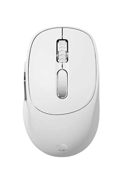 עכבר אלחוטי HP S1500 PRO לבן (עם לחצני צד)