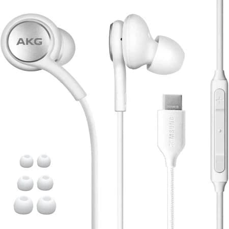 אוזניות סמסונג AKG-NOTE 10 TYPE-C לבן מקורי בבליסטר סאני