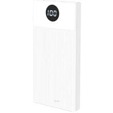 מטען נייד עם צג XO PB93 12,000mA לבן
