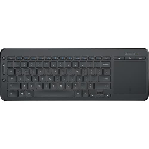מקלדת עם משטח מגע Microsoft All-in-One Media Keyboard N9Z-00015 מיקרוסופט