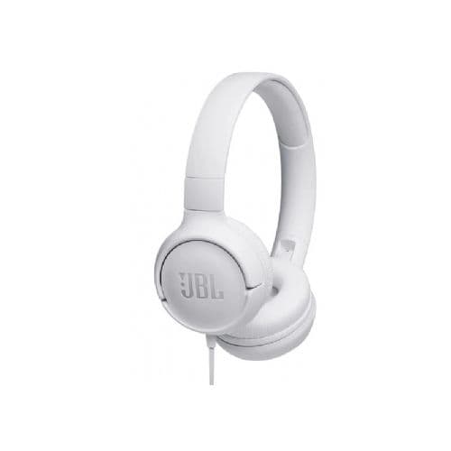 אוזניות חוטיות JBL Tune 500 לבן (יבואן רשמי)