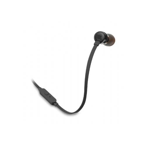 אוזניות חוטיות JBL T110 שחור - יבואן מקביל