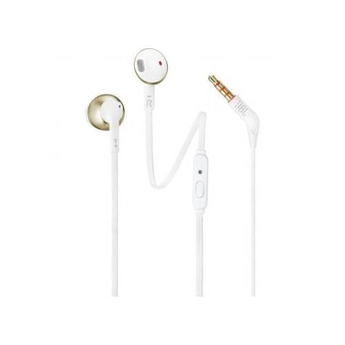אוזניות חוטיות JBL T205 זהב