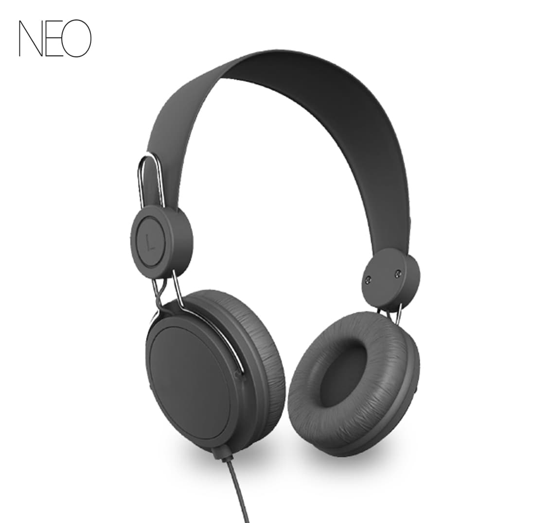 אוזניות קשת חוטיות NEO H700 שחור