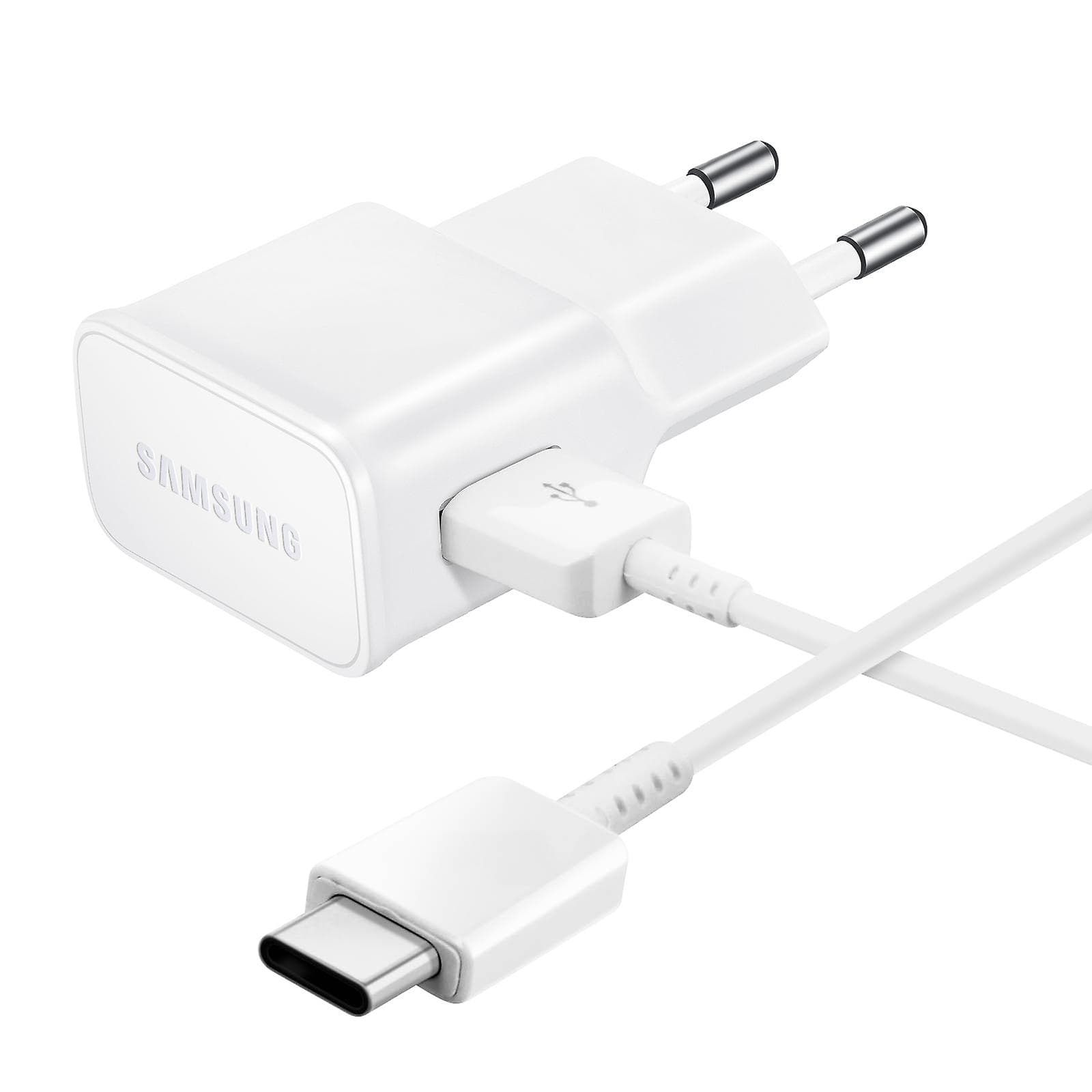 מטען קיר מהיר Samsung 15W + כבל Type-C לבן - יבואן רשמי
