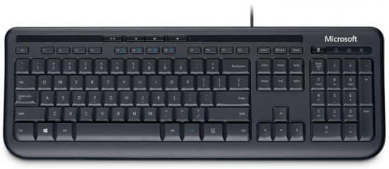 מקלדת Microsoft Wired Keyboard 600