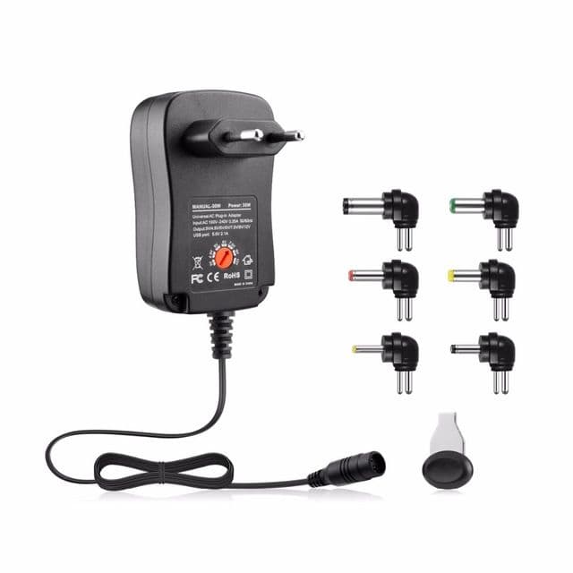 ספק כוח אלקטרוני במתחים משתנים 3V-12V 1A