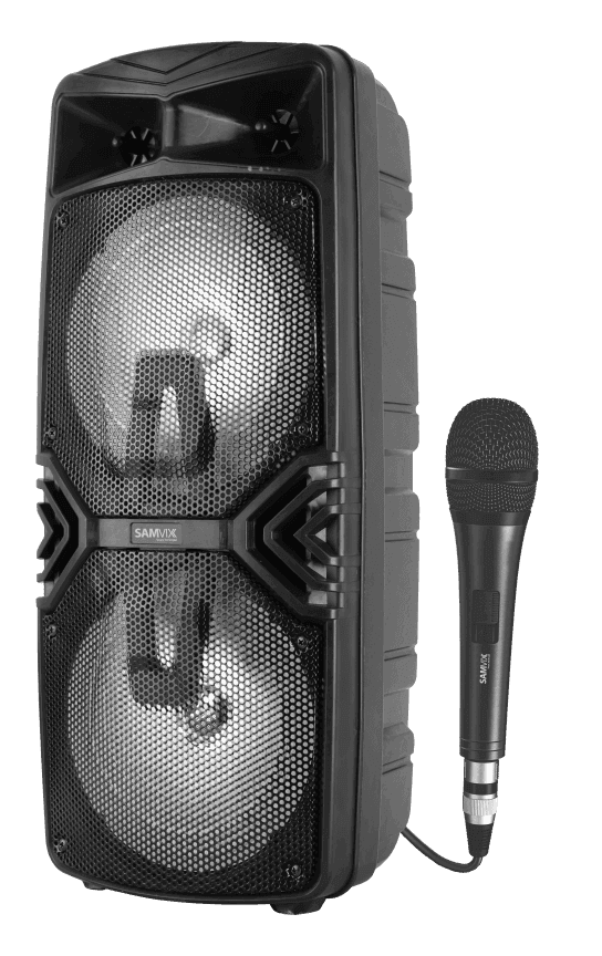 בידורית קריוקי SAMVIX TRAVIS X495 + מיקרופון