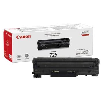 טונר שחור מקורי Canon CRG-725 קנון (1,600 דף)