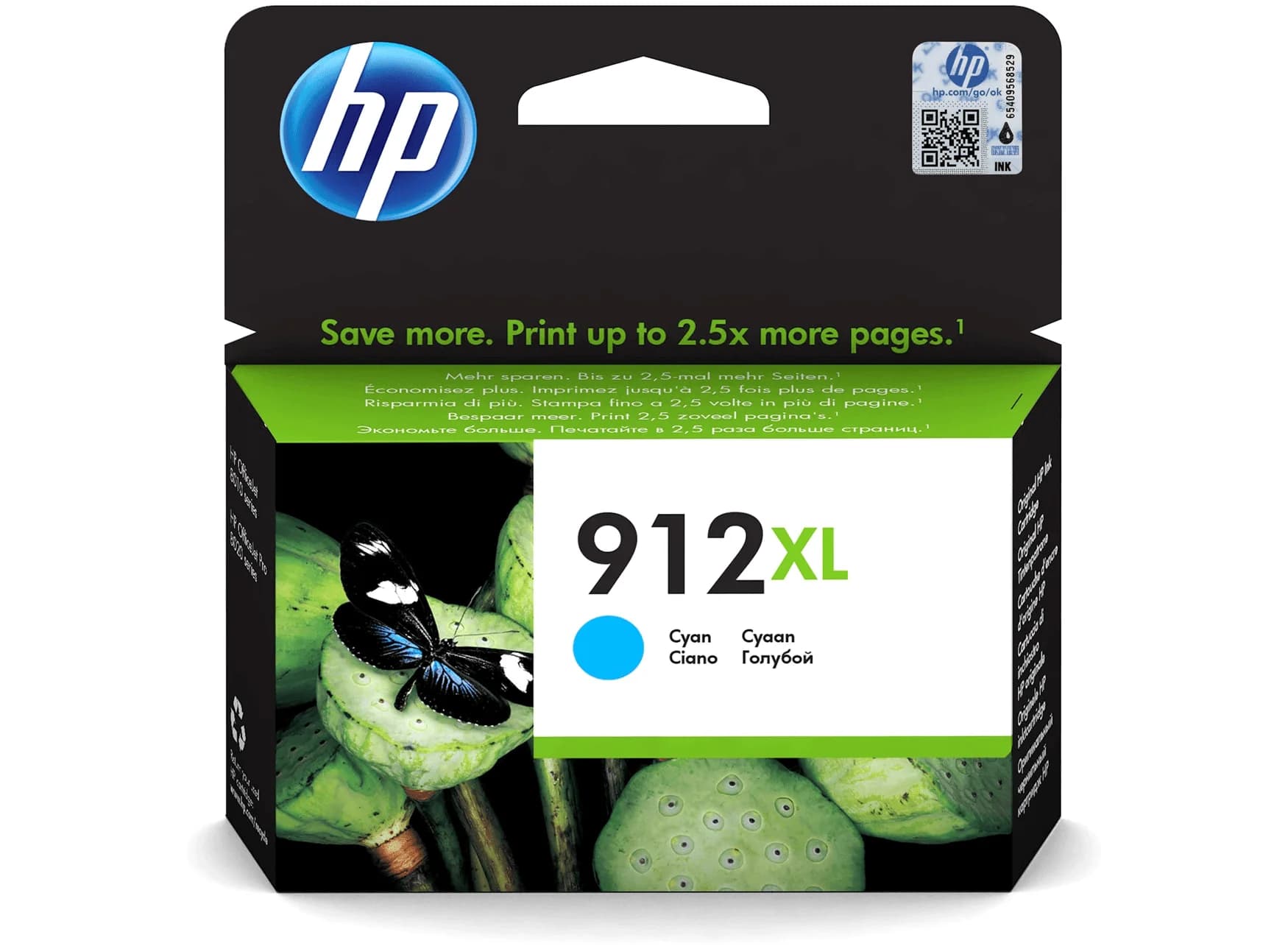 דיו כחול מקורי HP 912XL 3YL81AE (הספק 700 דף)