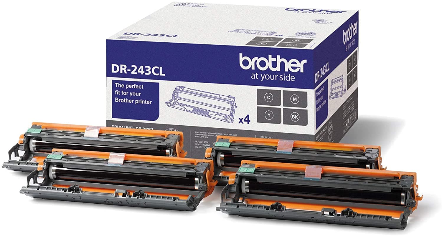 תופים צבעוניים מקוריים (סט 4 תופים) Brother DR-243CL (18,000 דף)