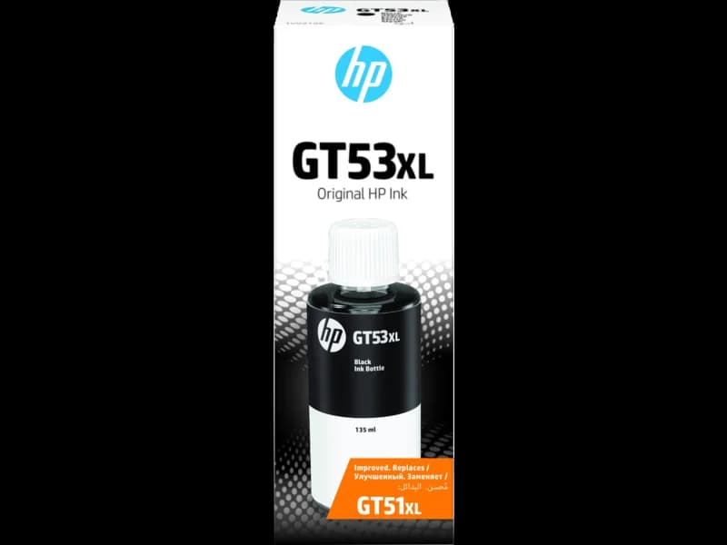 בקבוקון מילוי שחור מקורי HP GT53XL 1VV21AE (6,000 דף)