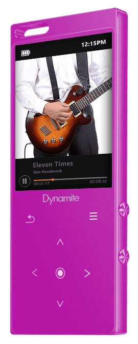 נגן Samvix Dynamite 8GB ורוד