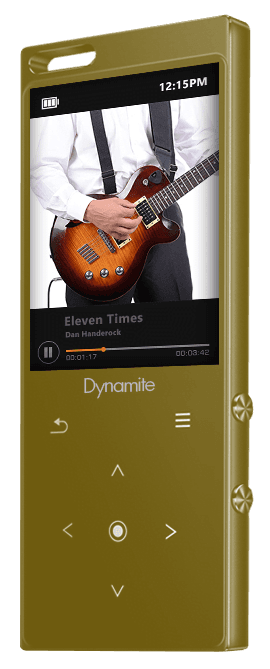 נגן Samvix Dynamite 8GB זהב