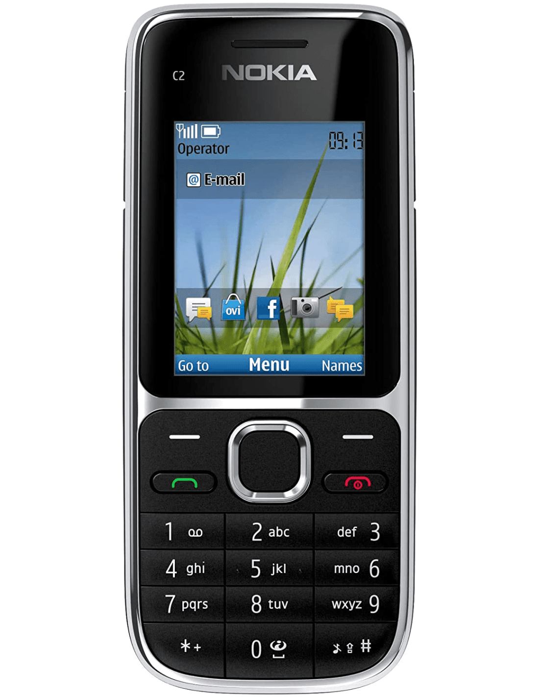 טלפון סלולרי Nokia C2-01 שחור - דור 3 מחודש