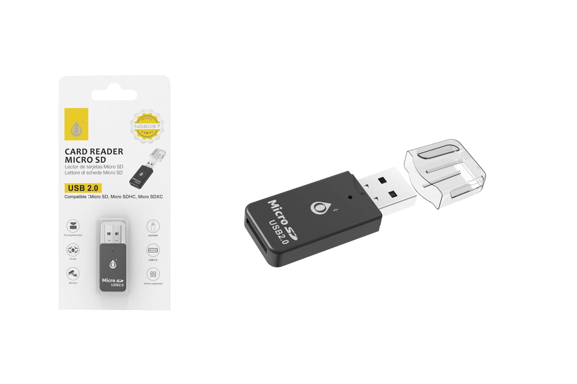 קורא כרטיסי זיכרון Micro SD דגם MTK NG6057