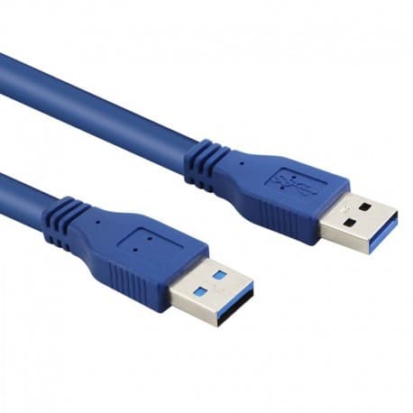 כבל USB 3.0 זכר זכר באורך 0.5 מטר