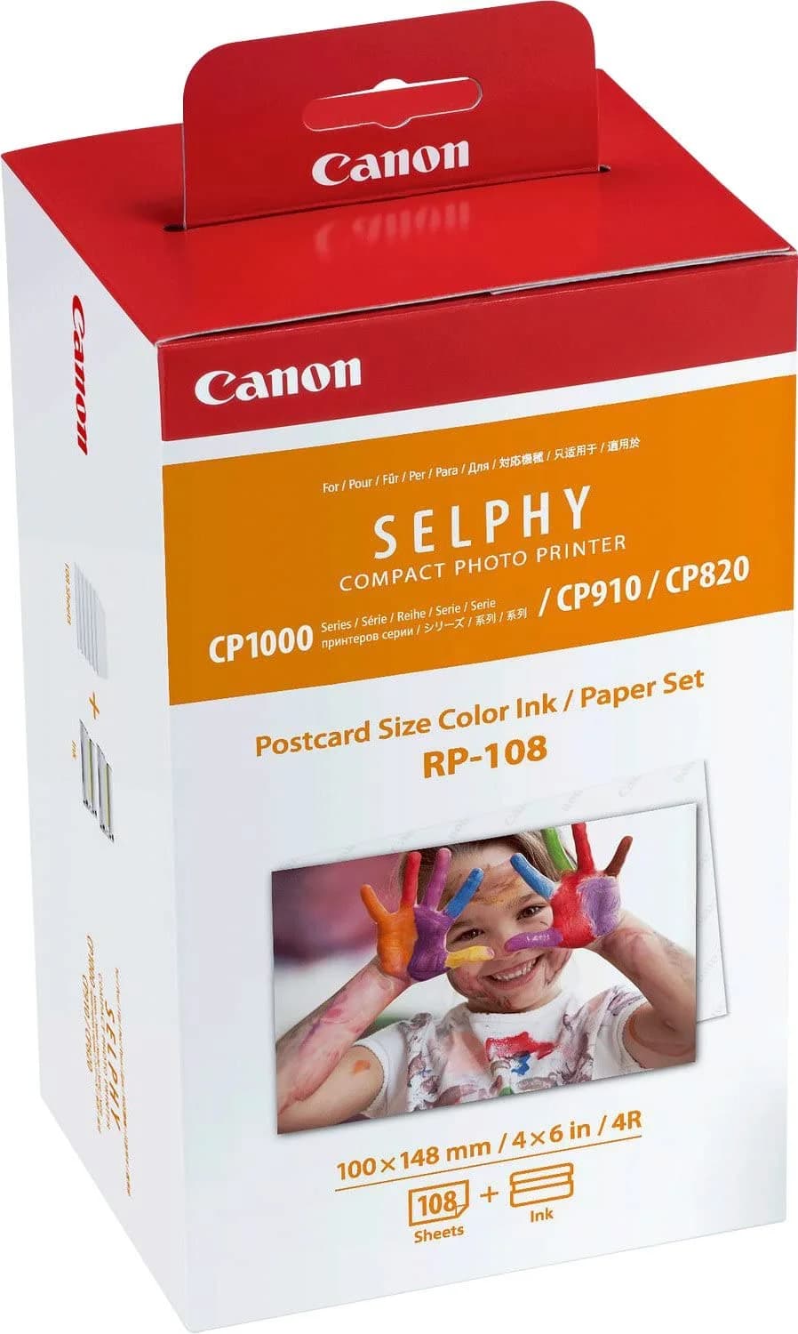 דיו ודפי פוטו מקורי Canon RP-108 קנון (108 דף בגודל 10x15)