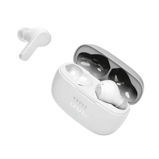 אוזניות אלחוטיות JBL Wave 200TWS True Wireless - לבן