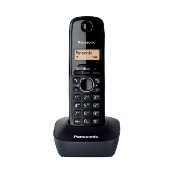 טלפון אלחוטי Panasonic KXTG1611 פנסוניק - צבע שחור