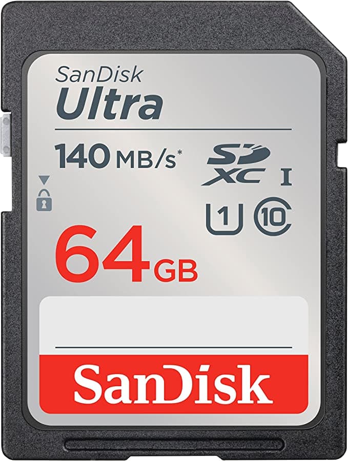 כרטיס זיכרון SanDisk Ultra SDSDUNB-064G 64GB SD נפח 64GB