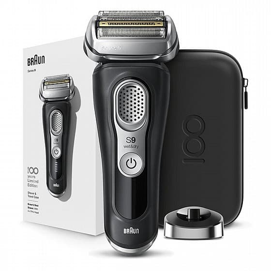 מכונת גילוח יבשה/רטובה Braun MBS9 בראון עם נרתיק קשיח