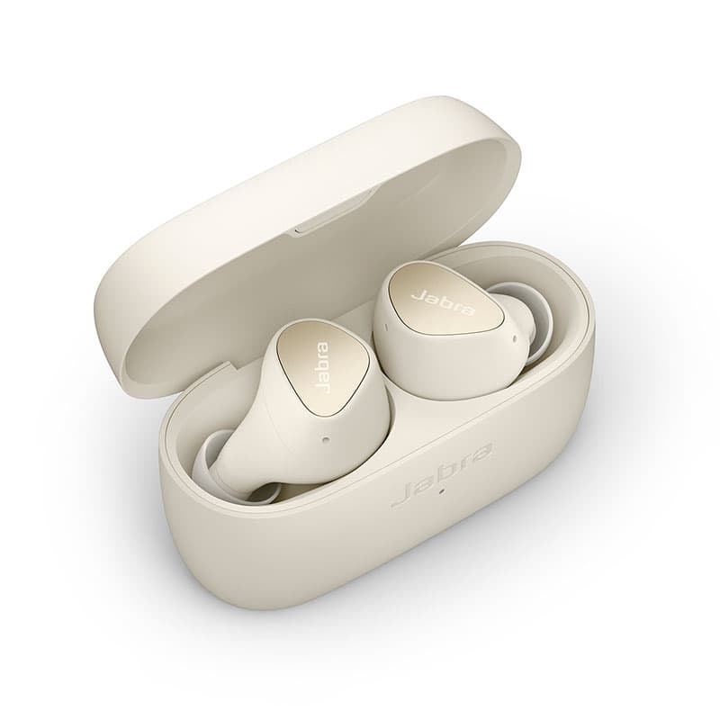אוזניות אלחוטיות Jabra Elite 4 TWS בז' - יבואן רשמי