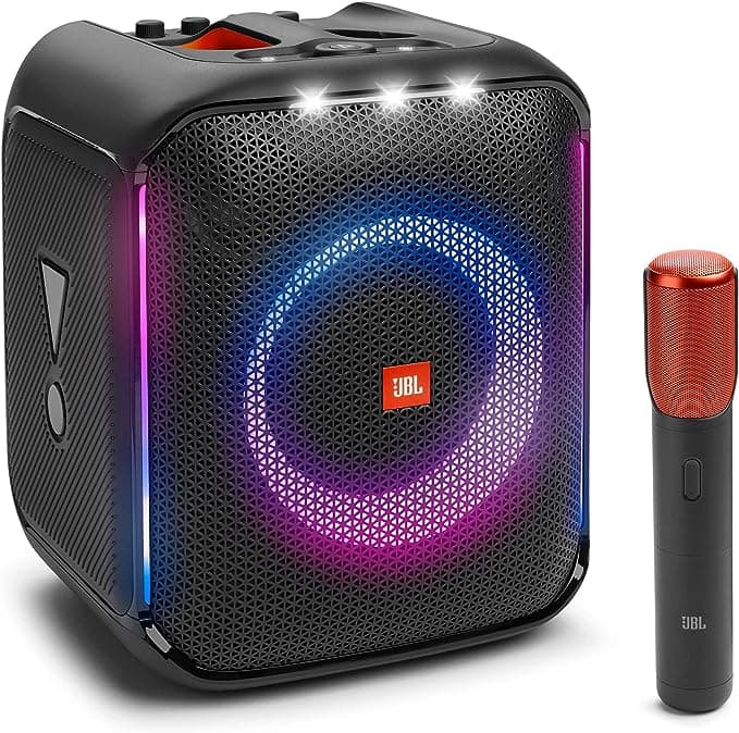 בידורית ניידת 100W כולל מיקרופון אלחוטי JBL PartyBox Encore Wireless Mic