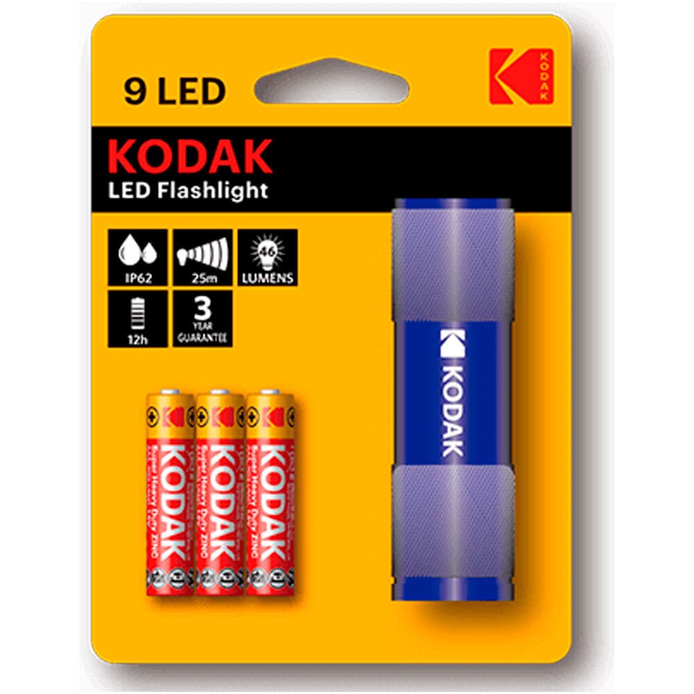 פנס KODAK כולל 3 סוללות AAA