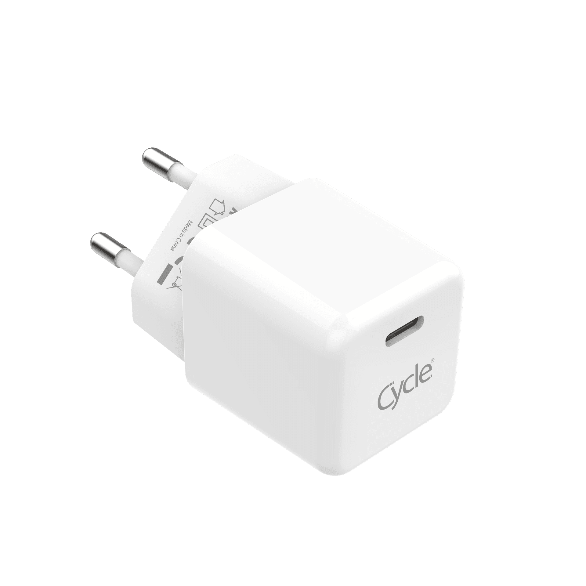 מטען קיר מהיר קומפקטי Cycle CYHPD-CUBE 20W עם יציאת PD - לא למכור כרגע