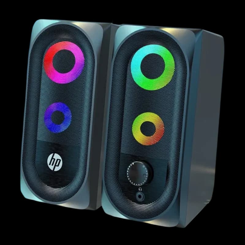 רמקולים גיימינג למחשב עם תאורת HP DHE-6001 -RGB