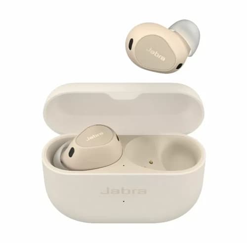 אוזניות Jabra Elite 10 True Wireless יבואן רשמי - צבע בז'