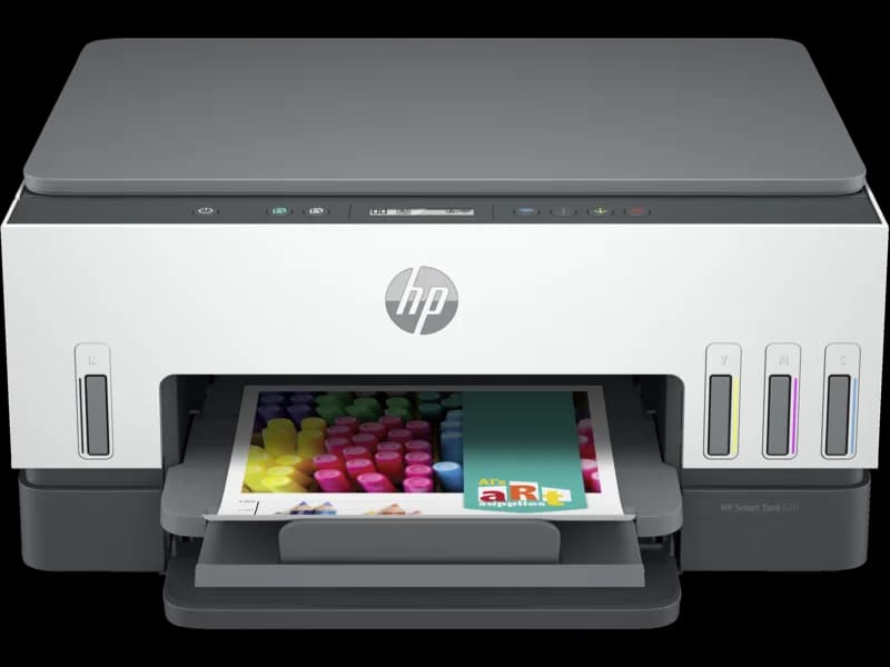 מדפסת הזרקת דיו משולבת HP Smart Tank 670 6UU48A