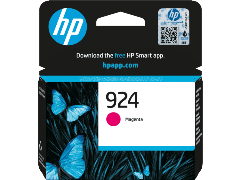 דיו אדום מקורי HP 924 4K0U4NE (הספק 400 דף)