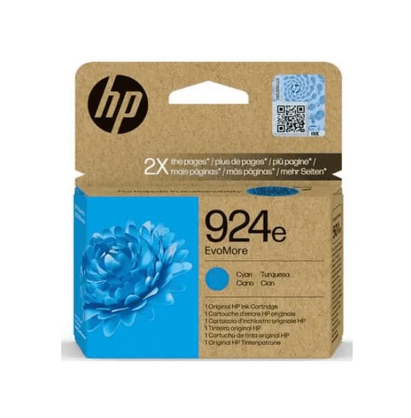 דיו כחול מקורי HP 924e 4K0U7NE (הספק 800 דף)
