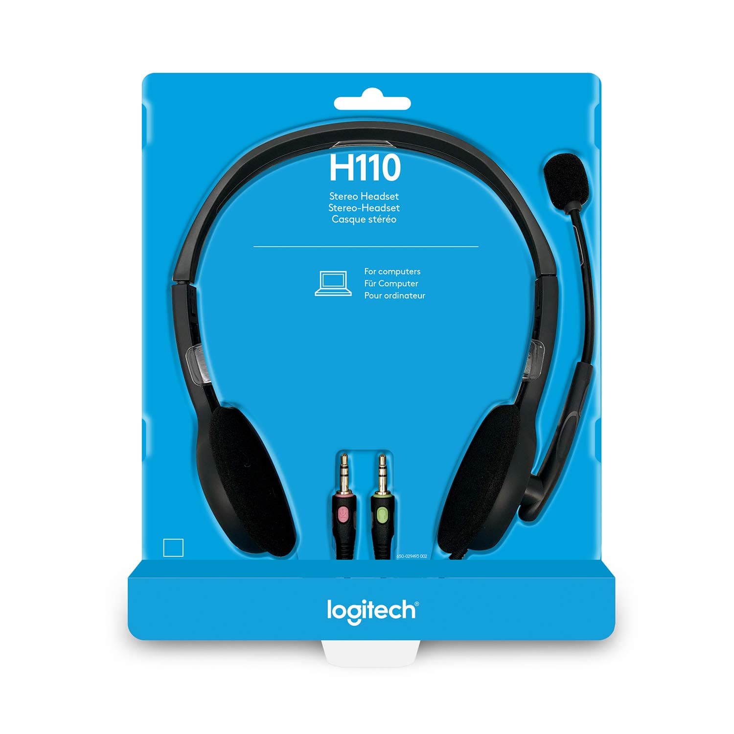 אוזניות חוטיות Logitech H110 לוגיטק